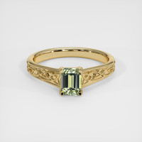 0.87 Ct. Gemstone Ring, 18K Yellow Gold 1
