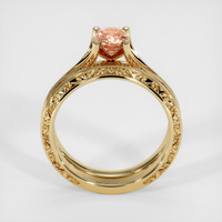 0.75 Ct. Sapphire Ring, 18K Yellow Gold 3