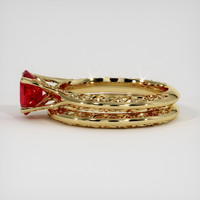 1.20 Ct. Ruby Ring, 18K Yellow Gold 4