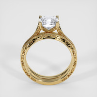 2.29 Ct. White Sapphire Ring, 18K Yellow Gold 3