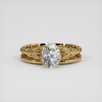 1.97 Ct. Bi Color Sapphire Ring, 18K Yellow Gold 1