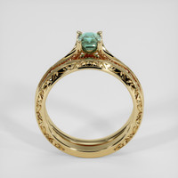 0.81 Ct. Bi Color Sapphire Ring, 18K Yellow Gold 3