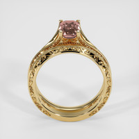 1.33 Ct. Bi Color Sapphire Ring, 18K Yellow Gold 3