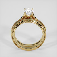 1.28 Ct. White Sapphire Ring, 18K Yellow Gold 3