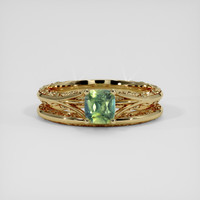 0.62 Ct. Bi Color Sapphire Ring, 18K Yellow Gold 1