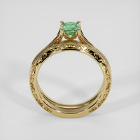 0.62 Ct. Bi Color Sapphire Ring, 18K Yellow Gold 3