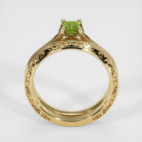 0.56 Ct. Sapphire Ring, 18K Yellow Gold 3