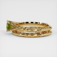 0.56 Ct. Sapphire Ring, 18K Yellow Gold 4