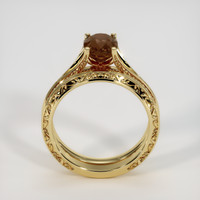 1.44 Ct. Brown Sapphire Ring, 18K Yellow Gold 3