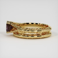 0.85 Ct. Brown Sapphire Ring, 18K Yellow Gold 4