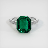 4.85 Ct. Emerald Ring, Platinum 950 1