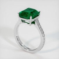 4.85 Ct. Emerald Ring, Platinum 950 2