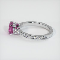 1.51 Ct. Pink Sapphire Ring, Platinum 950 4