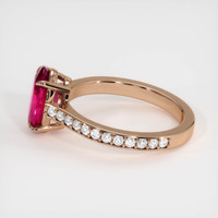 2.55 Ct. Ruby Ring, 14K Rose Gold 4