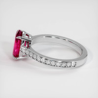 2.55 Ct. Ruby Ring, 10K White Gold 4