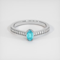 0.31 Ct. Gemstone Ring, 14K White Gold 1