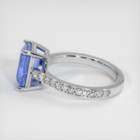 3.04 Ct. Sapphire Ring, 18K White Gold 4