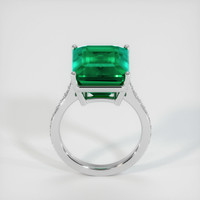 11.15 Ct. Emerald Ring, 18K White Gold 3