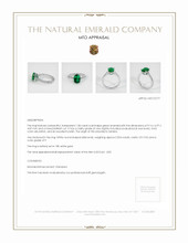 Emerald Ring 1.84 Ct., 18K White Gold Appraisal