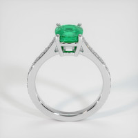 1.82 Ct. Emerald Ring, 18K White Gold 3