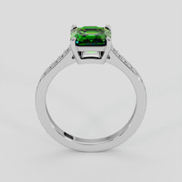 2.02 Ct. Green Tsavorite Garnet Ring, 18K White Gold 3