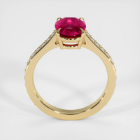 2.55 Ct. Ruby Ring, 10K Yellow Gold 3