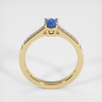 0.59 Ct. Sapphire Ring, 14K Yellow Gold 3