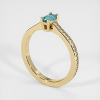 0.31 Ct. Gemstone Ring, 14K Yellow Gold 2