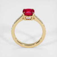 2.05 Ct. Ruby Ring, 14K Yellow Gold 3