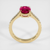2.55 Ct. Ruby Ring, 14K Yellow Gold 3