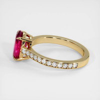 2.55 Ct. Ruby Ring, 14K Yellow Gold 4