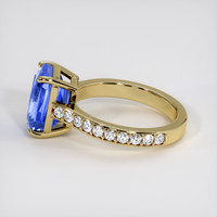 4.67 Ct. Blue Sapphire Ring, 18K Yellow Gold 4