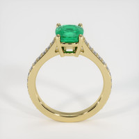 1.82 Ct. Emerald Ring, 18K Yellow Gold 3