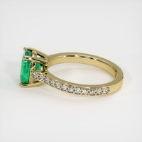 1.82 Ct. Emerald Ring, 18K Yellow Gold 4