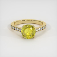 2.25 Ct. Gemstone Ring, 18K Yellow Gold 1