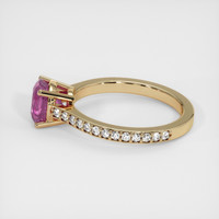 1.51 Ct. Sapphire Ring, 18K Yellow Gold 4