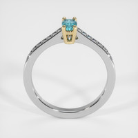 0.31 Ct. Gemstone Ring, 18K Yellow & White 3