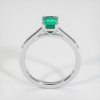 0.89 Ct. Emerald Ring, Platinum 950 3