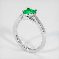 2.28 Ct. Emerald Ring, Platinum 950 2