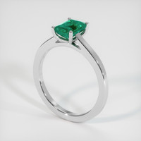 1.38 Ct. Emerald Ring, Platinum 950 2