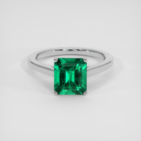 1.93 Ct. Emerald Ring, Platinum 950 1