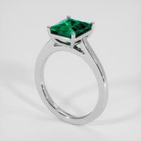 1.93 Ct. Emerald Ring, Platinum 950 2