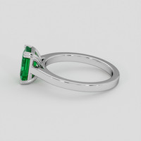1.72 Ct. Emerald Ring, Platinum 950 4