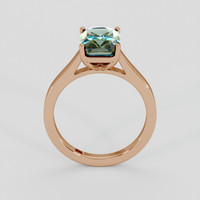 3.55 Ct. Bi Color Sapphire Ring, 18K Rose Gold 3