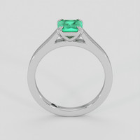 0.60 Ct. Emerald Ring, Silver 3