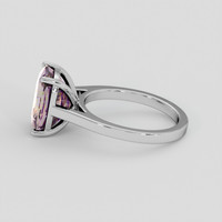4.36 Ct. Bi Color Ametrine Ring, Silver 4
