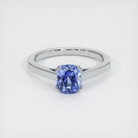 2.93 Ct. Sapphire Ring, 14K White Gold 1