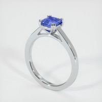 2.93 Ct. Sapphire Ring, 14K White Gold 2
