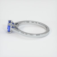 2.93 Ct. Sapphire Ring, 14K White Gold 4
