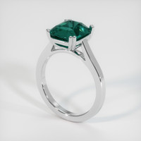 4.11 Ct. Sapphire Ring, 14K White Gold 2